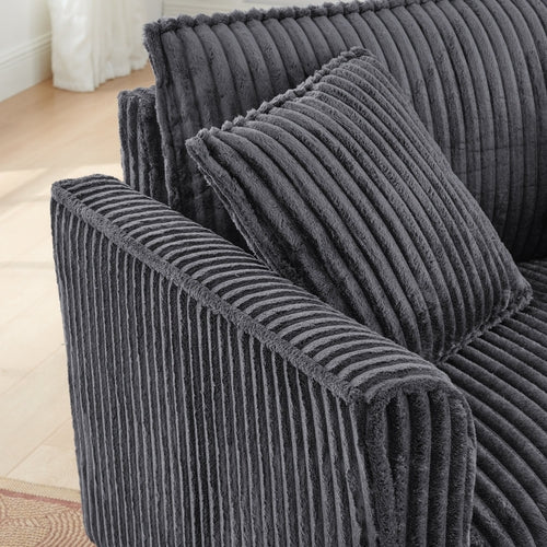 Lazy sofa chair, comfortable single-person sofa chair, with a backrest