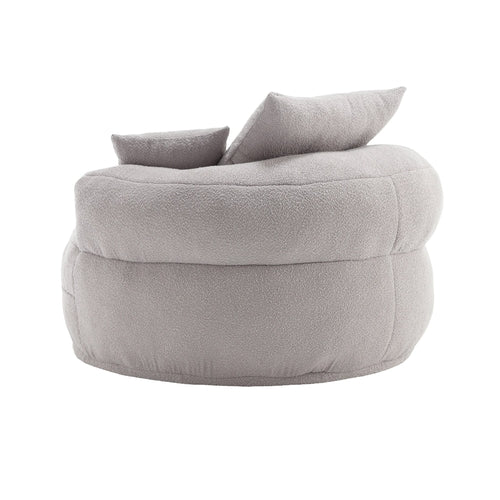 Chenille Sponge single sofa,No Assembly Required,Fluffy Modern Sleeper