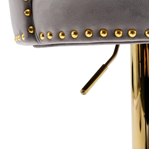 Swivel Bar Stools Set of 2 Adjustable Counter Height Chairs with