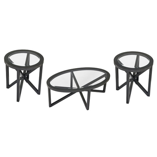 Modern simple glass coffee table, tempered glass coffee table solid